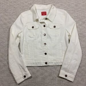 Elle White Denim Jacket